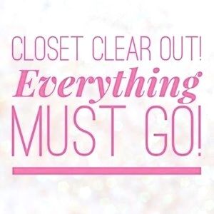 Closet clear out!